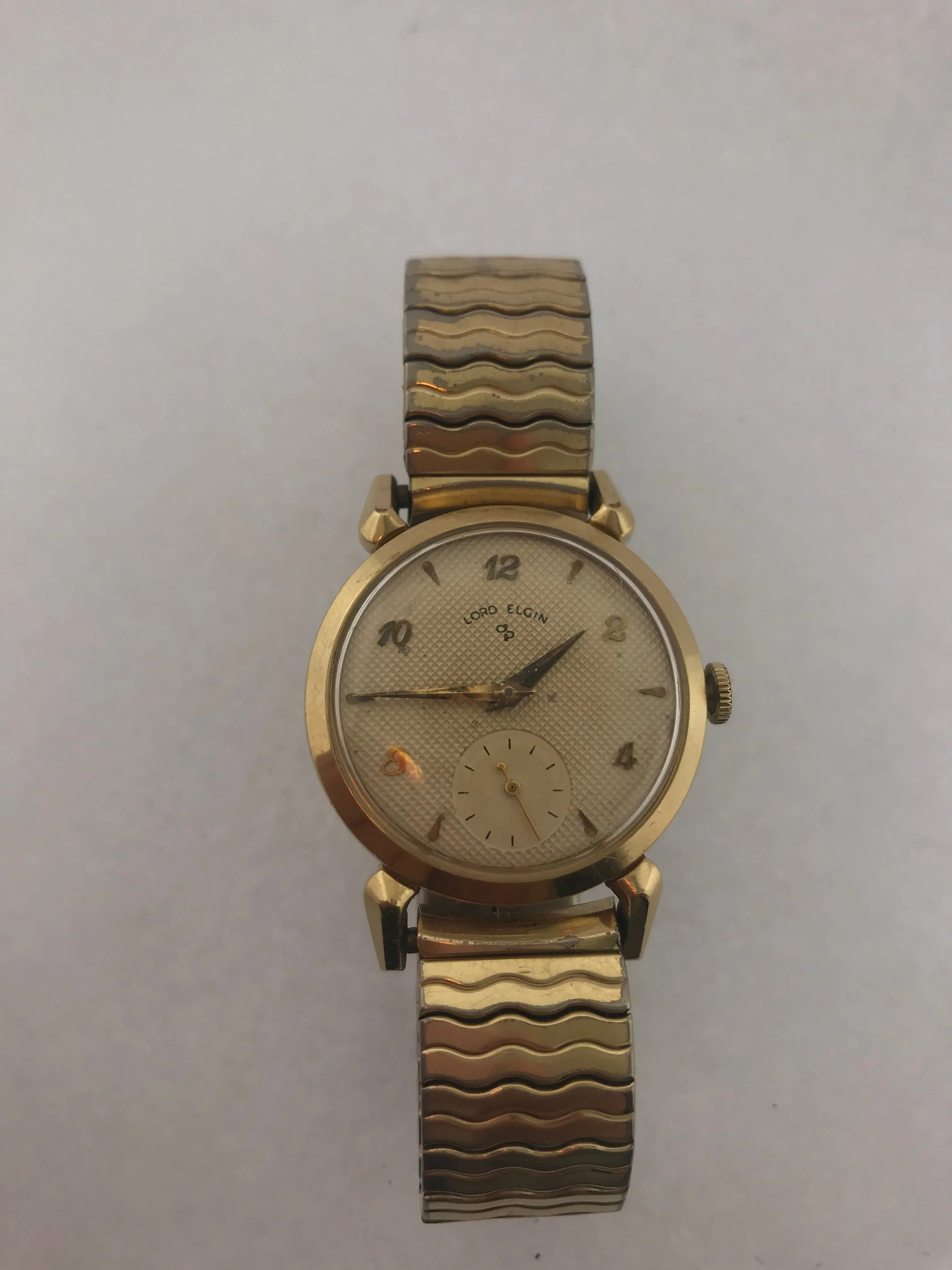 Mens Vintage Lord Elgin Watch 21 Jewels