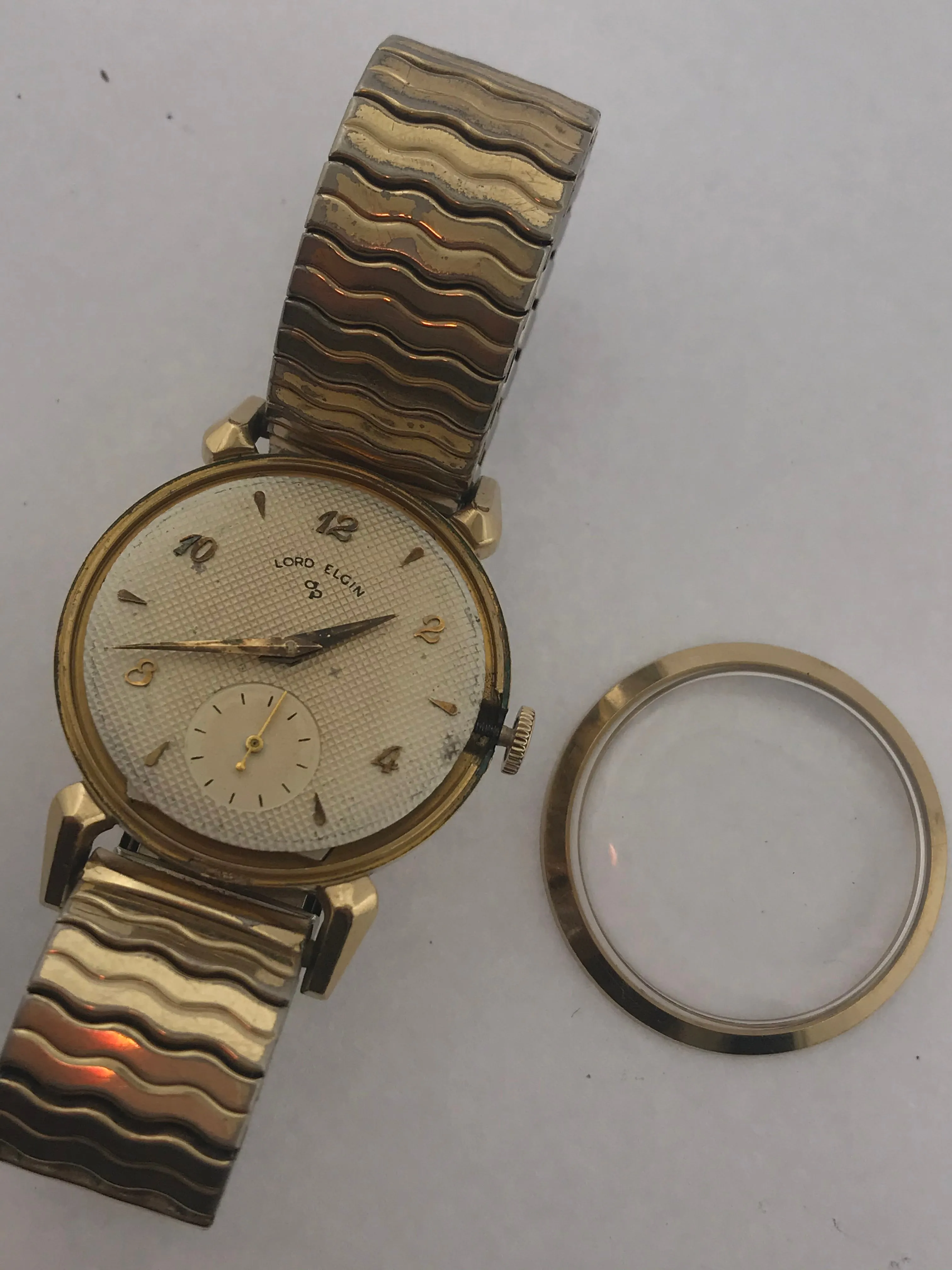 Mens Vintage Lord Elgin Watch 21 Jewels