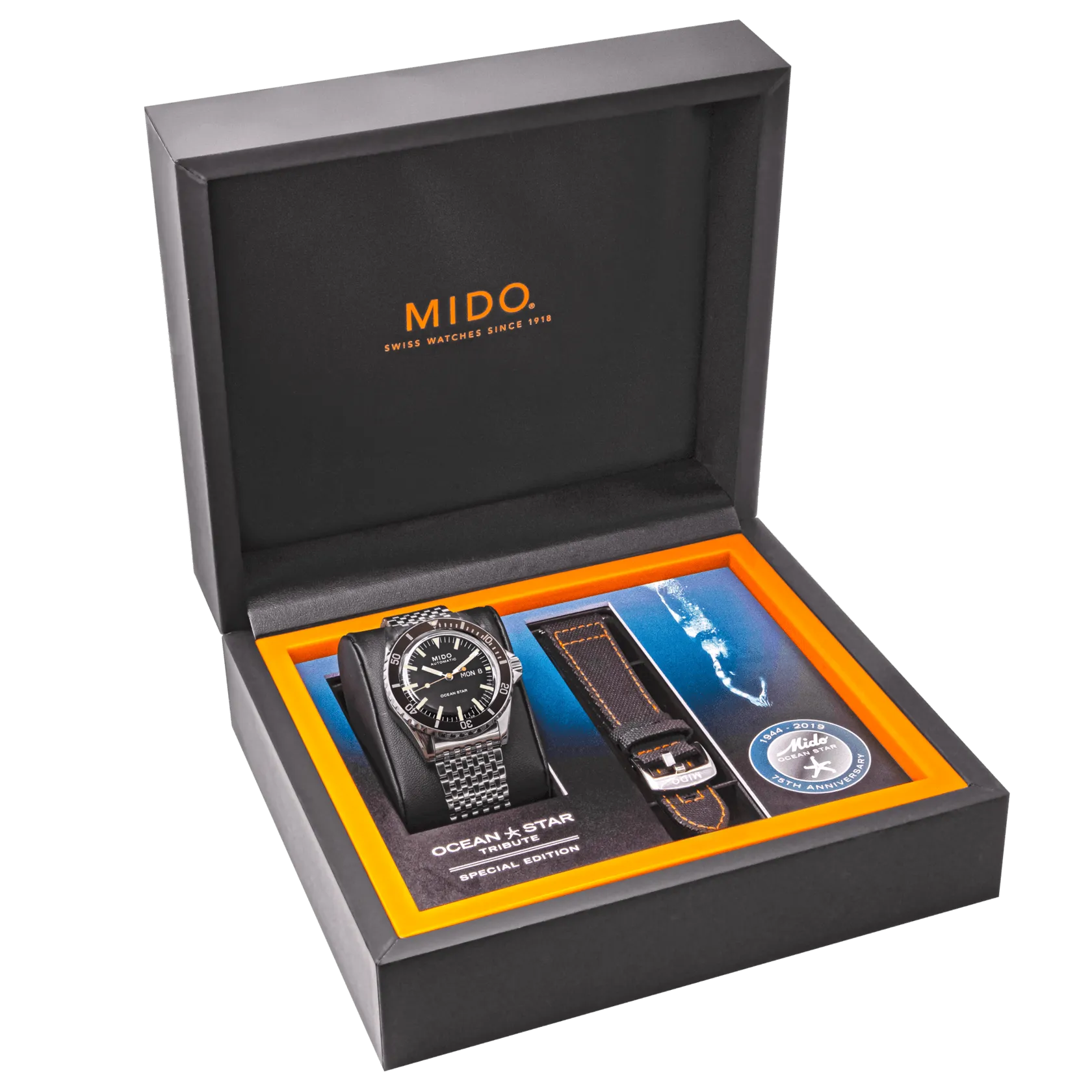 Mido Ocean Star Tribute Special Edition Black Dial Men's Watch M0268301105100