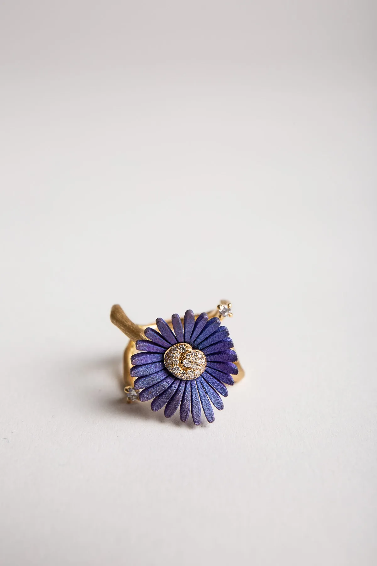 MIKE JOSEPH | TITANIUM FLOWER RING