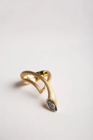 MIKE JOSEPH | WHITE DIAMOND ABSTRACT RING