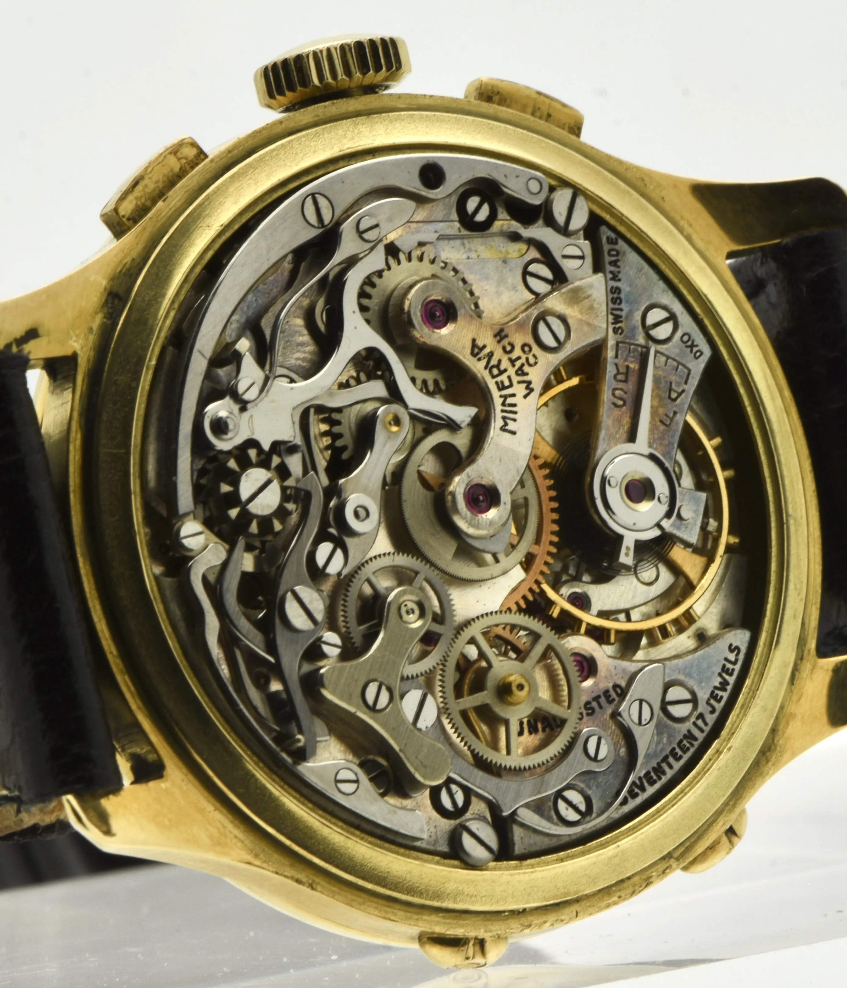 Minerva Triple Calendar Chronograph