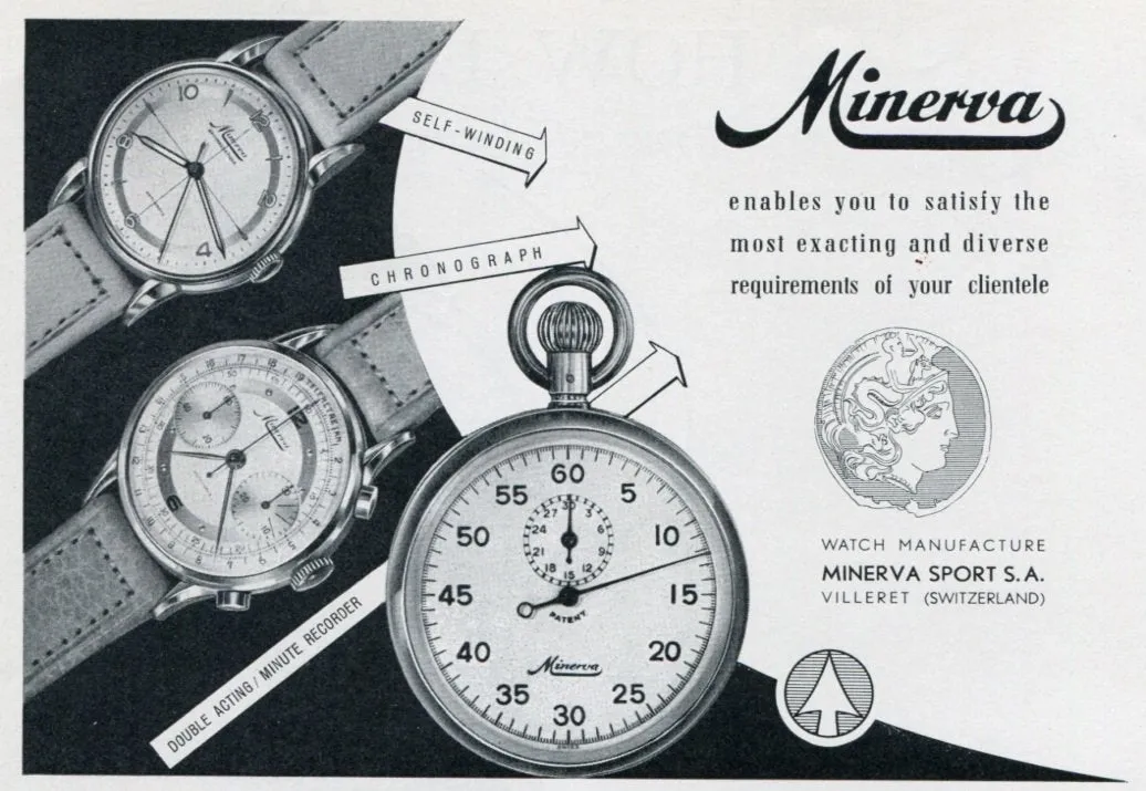 Minerva Triple Calendar Chronograph