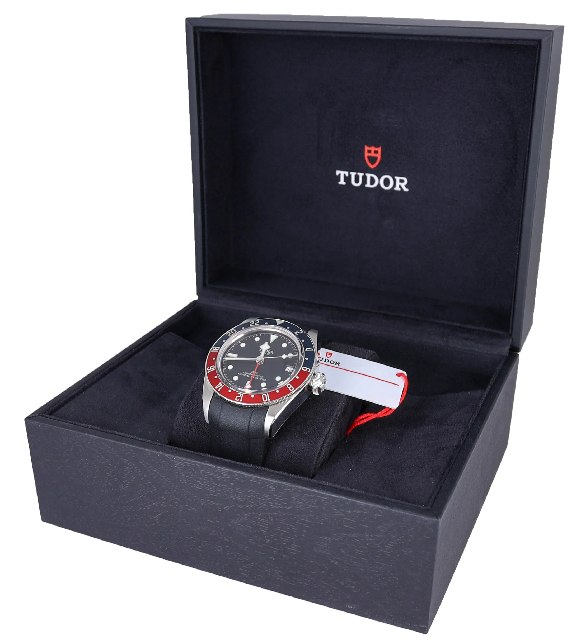 MINT 2021 Tudor Black Bay GMT PEPSI 41mm Stainless Blue Red Date 79830 RB Watch