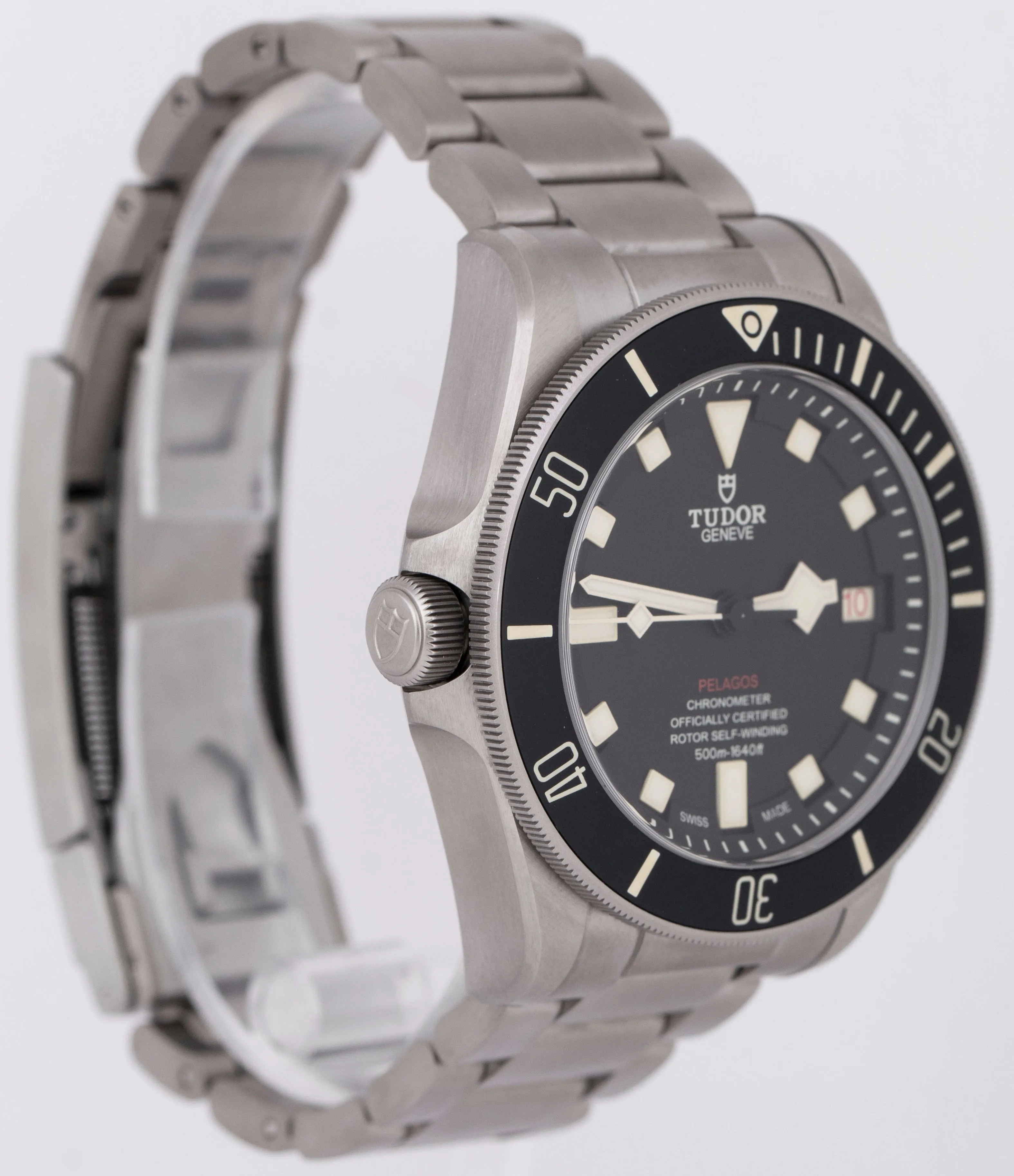 MINT 2024 PAPERS Tudor Pelagos Black Titanium 42mm LHD 25610TNL Rubber Watch BOX