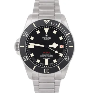 MINT 2024 PAPERS Tudor Pelagos Black Titanium 42mm LHD 25610TNL Rubber Watch BOX