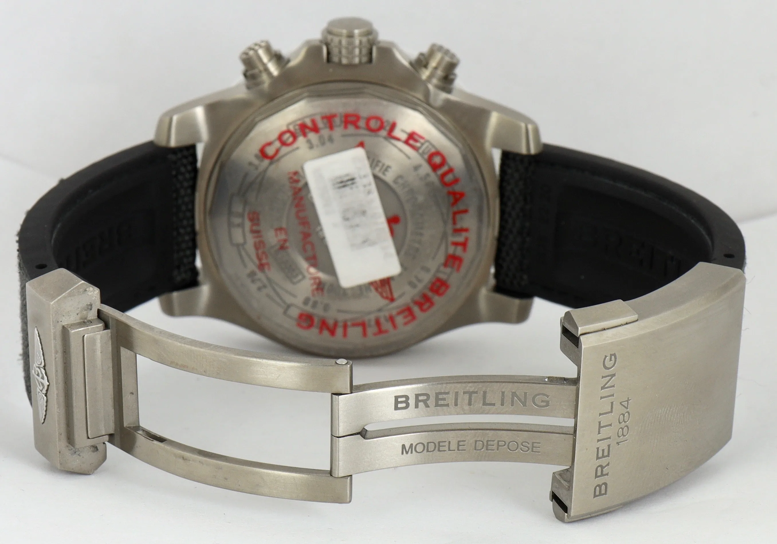 MINT Breitling Avenger Bandit Automatic Chronograph Titanium 45mm Watch E13383