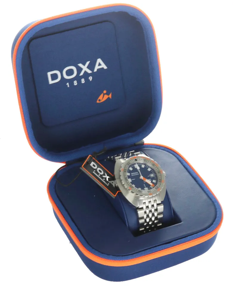 MINT Doxa Sub 300T Caribbean Stainless Steel Automatic Blue 42mm 840.10.201.10