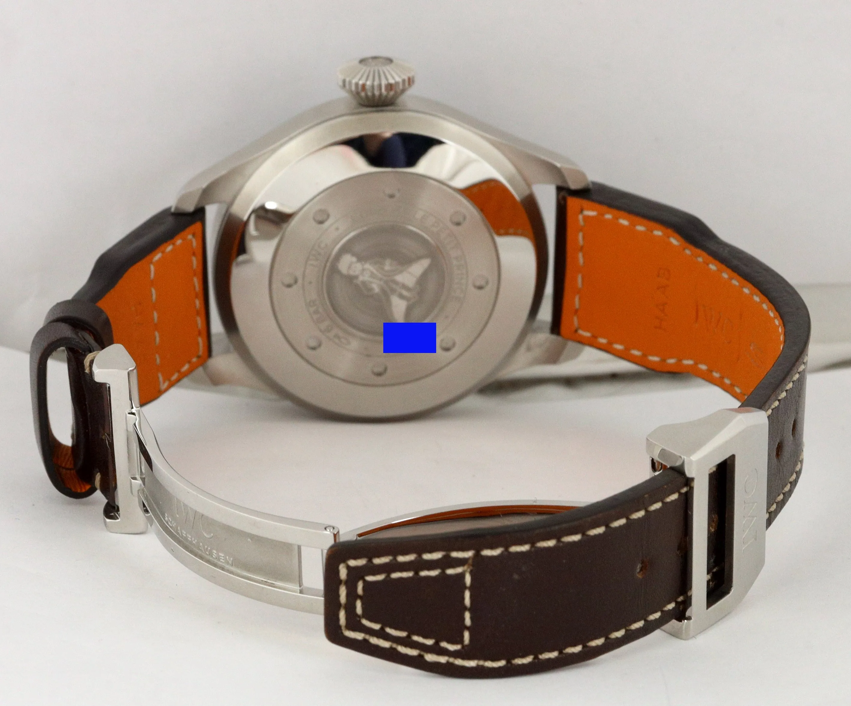 MINT IWC Big Pilot Le Petit Prince Blue 46mm 7-Day Watch Steel IW500916 5009-16