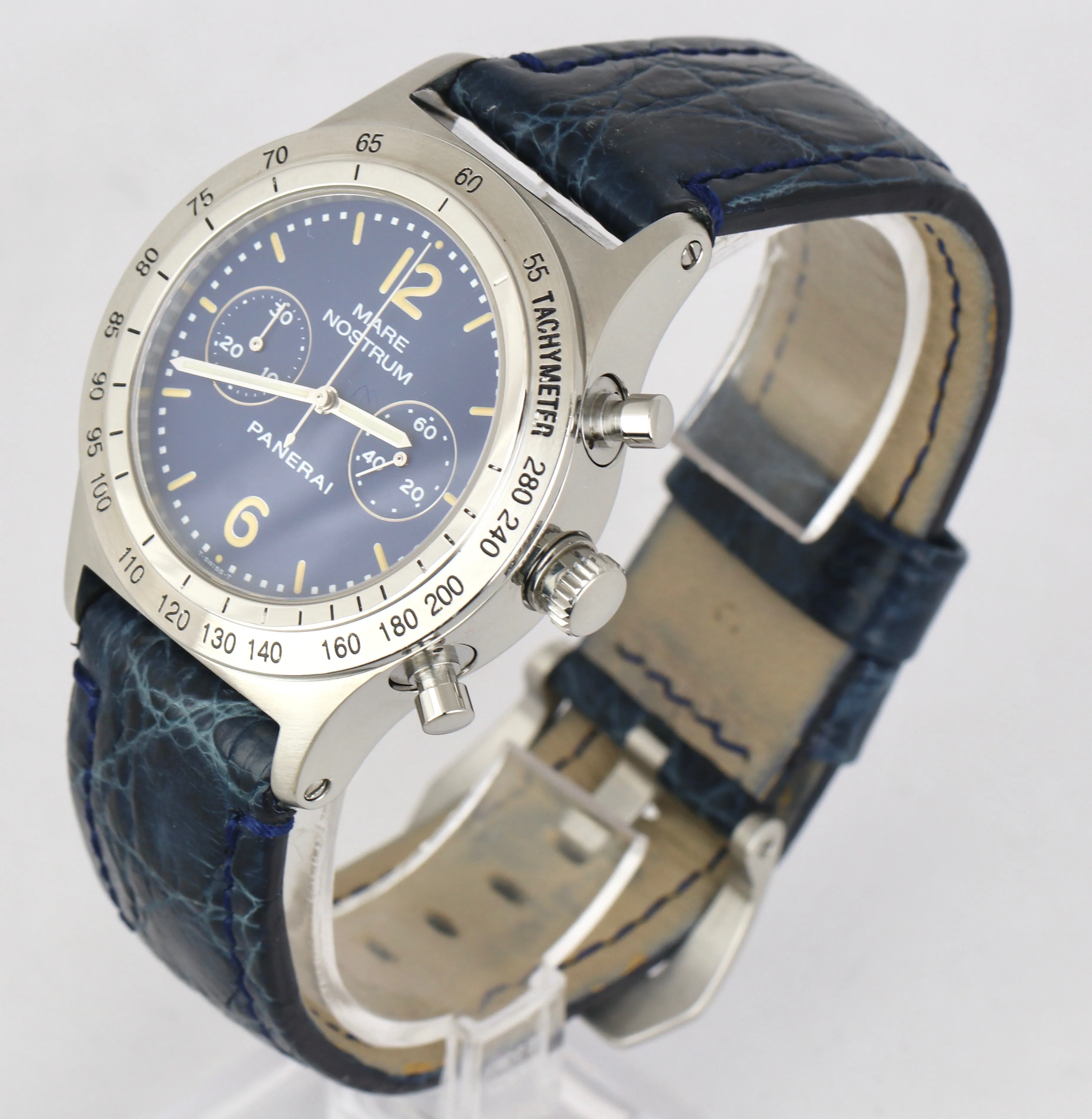 MINT Panerai Mare Nostrum PAM0006 Stainless Steel 42mm Blue Manual PAM 006 Watch