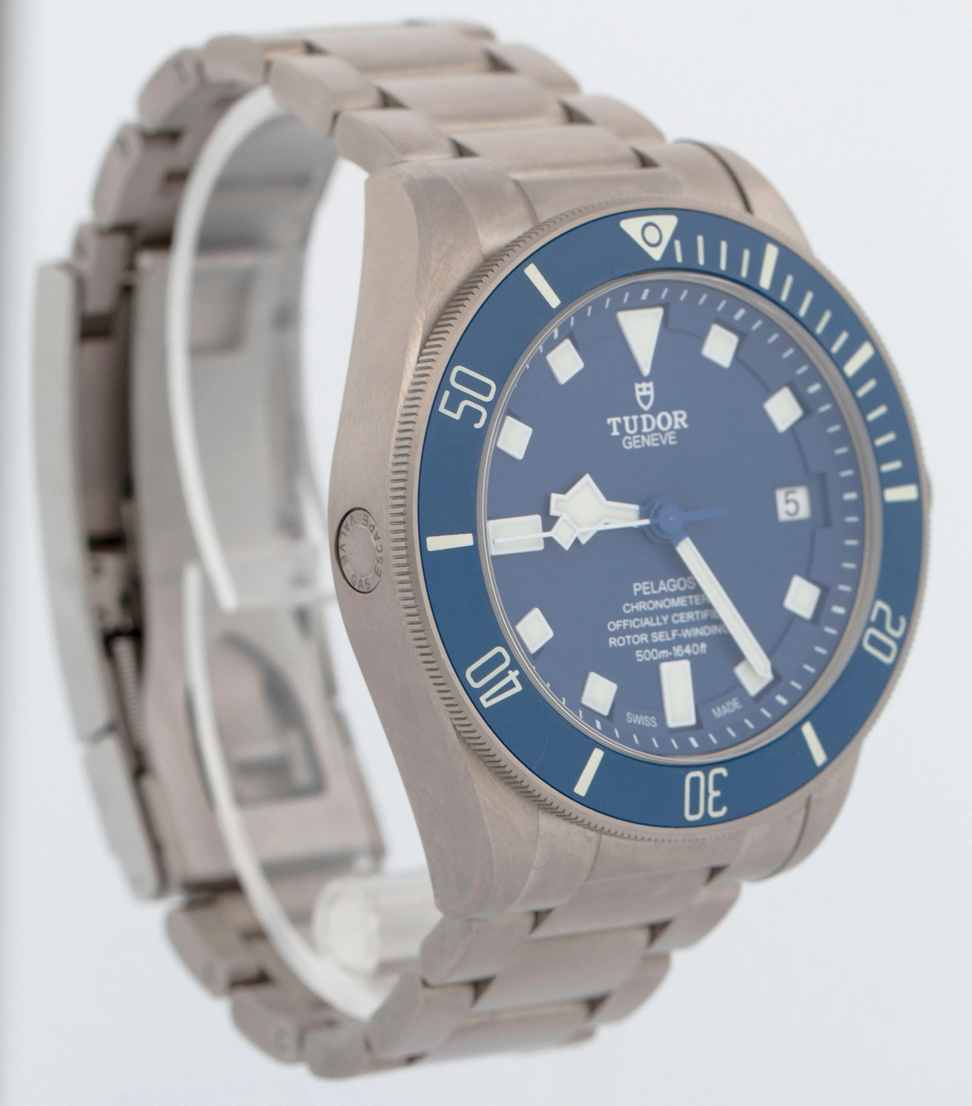 MINT PAPERS Tudor Pelagos Titanium 42mm BLUE Date Automatic Watch 25600TB BOX