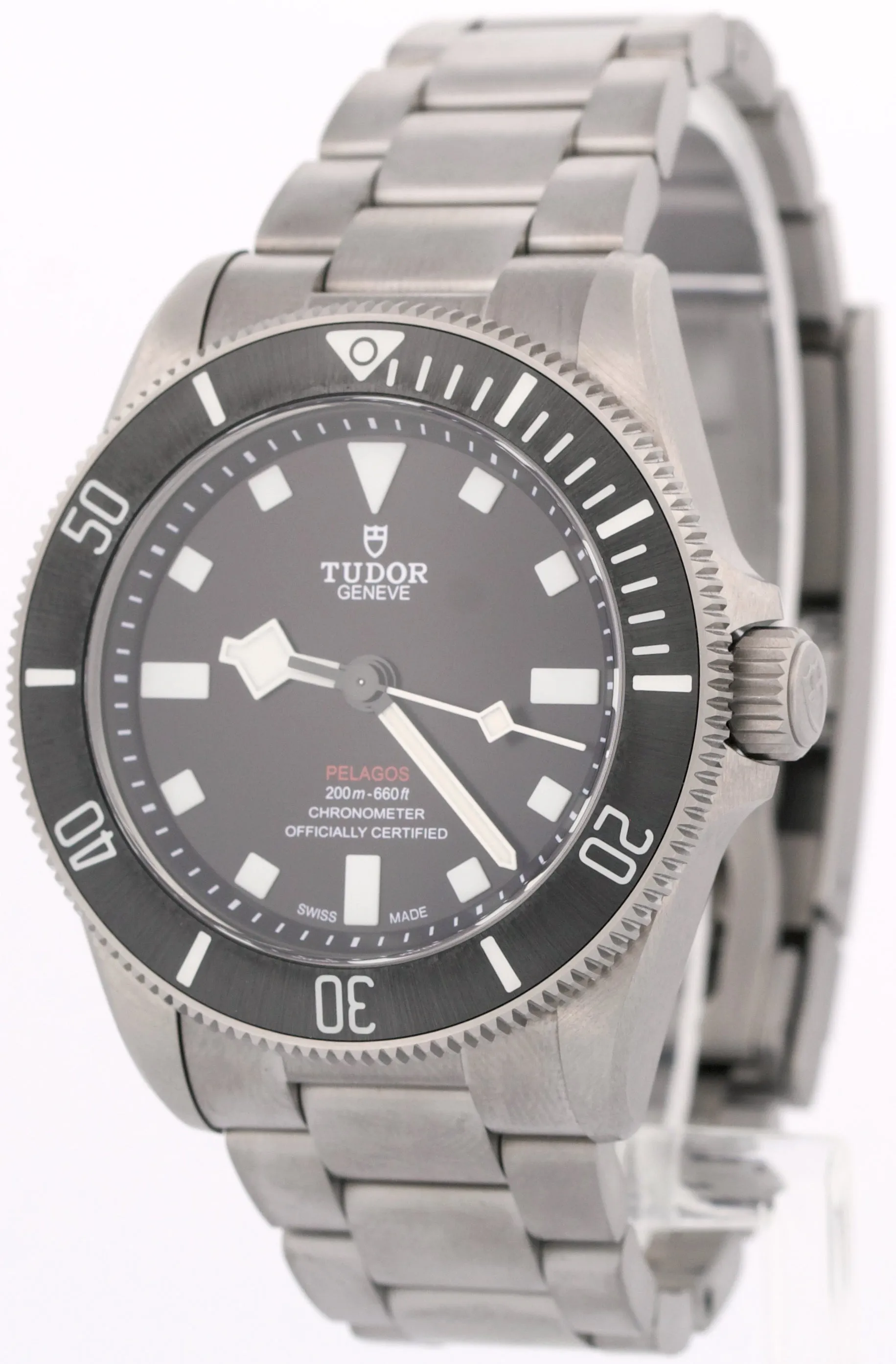 MINT Tudor Pelagos Black TITANIUM 39mm 25407N Automatic Rubber Red Watch BOX