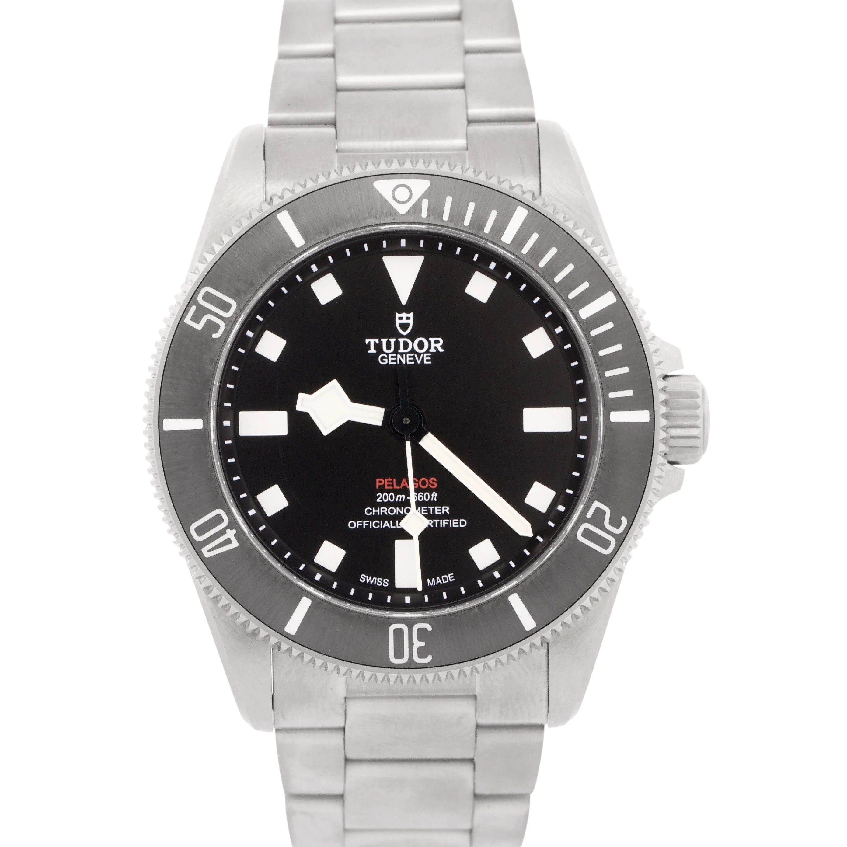 MINT Tudor Pelagos Black TITANIUM 39mm 25407N Automatic Rubber Red Watch BOX
