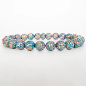 Moonstone Opal Beaded Bracelet