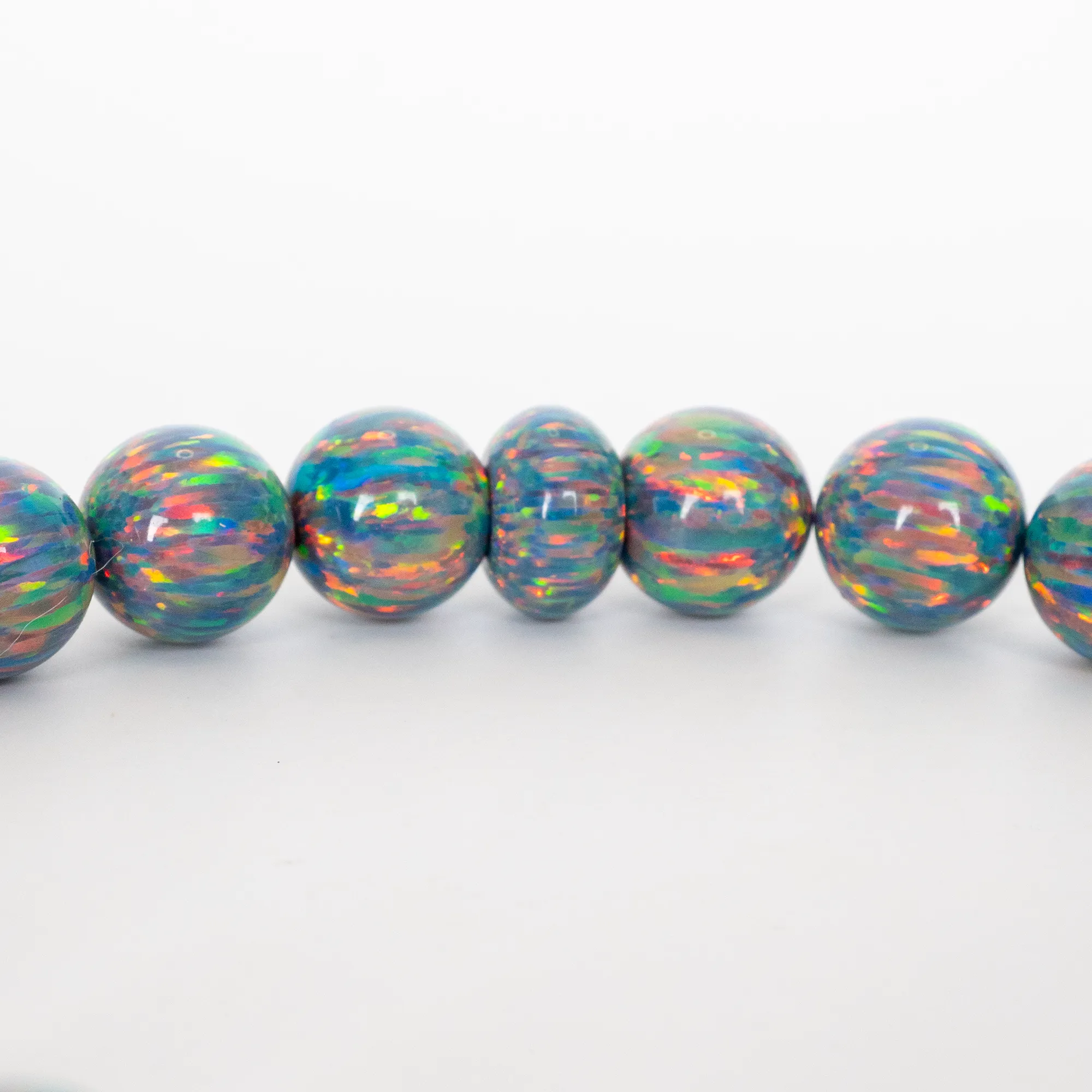 Moonstone Opal Beaded Bracelet