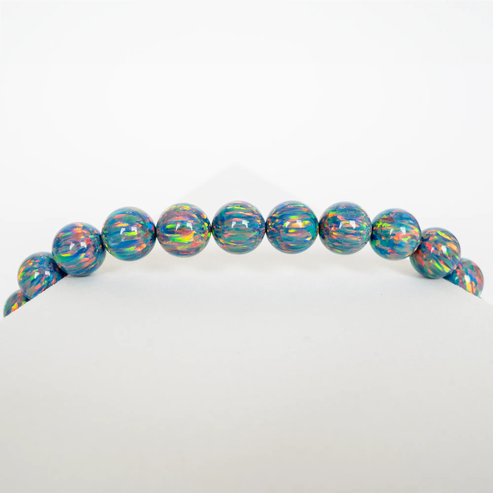 Moonstone Opal Beaded Bracelet