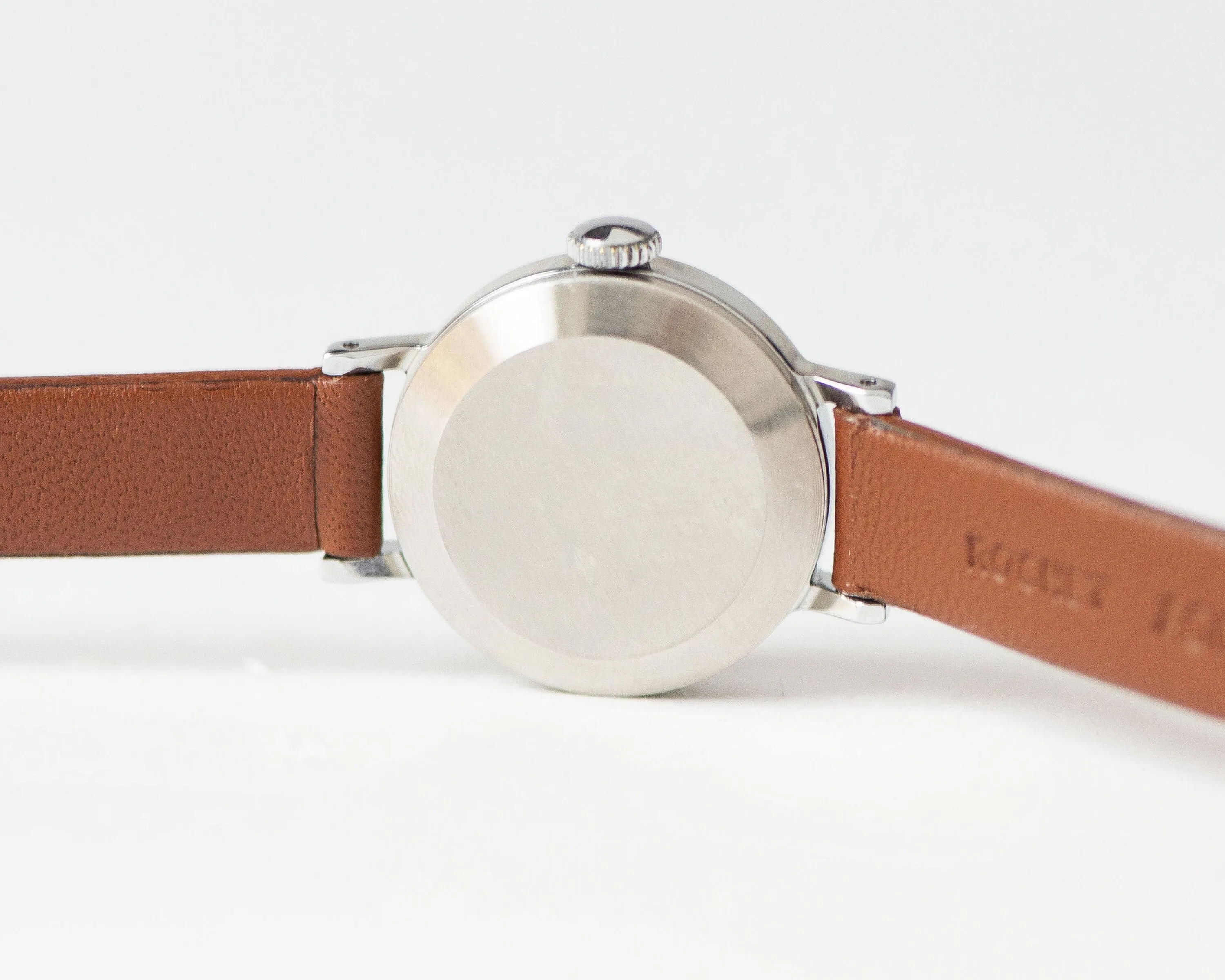New old stock lady watch Dawn\Youth silver shade, retro wristwatch for women jewelry gift vintage girl watch simple new premium leather band