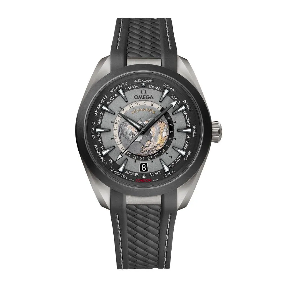 New Omega Seamaster Aqua Terra 150M 43 mm, titanium on rubber strap