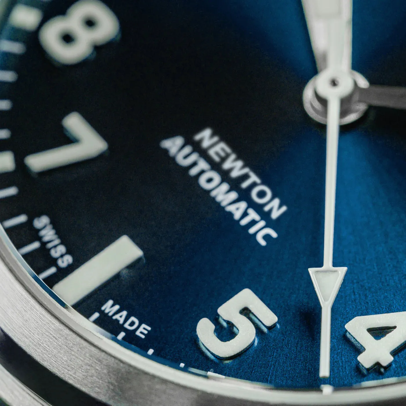 Newton Automatic 40mm Blue Blue Pilot Watch 16153045