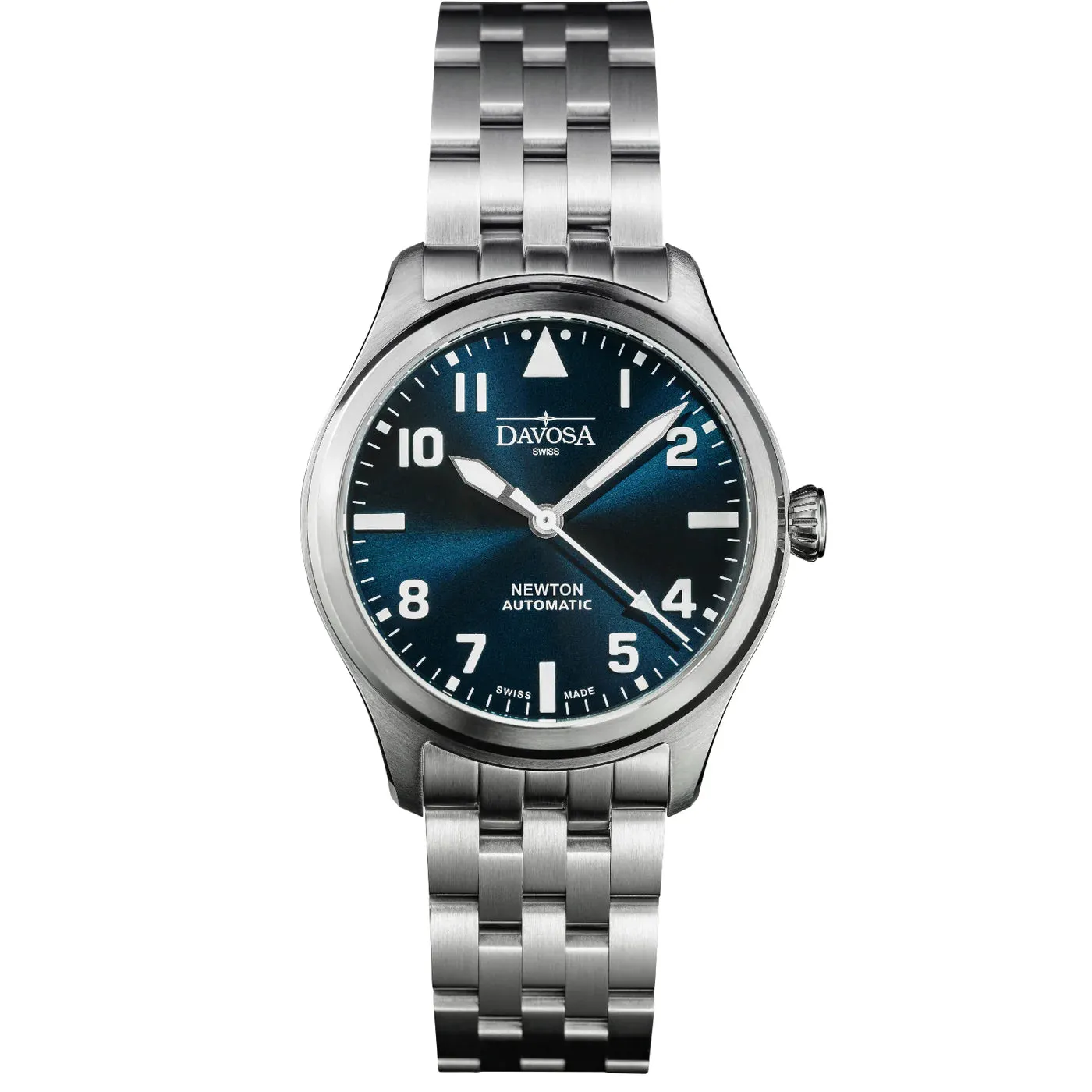 Newton Automatic 40mm Blue Pilot Watch 16153040