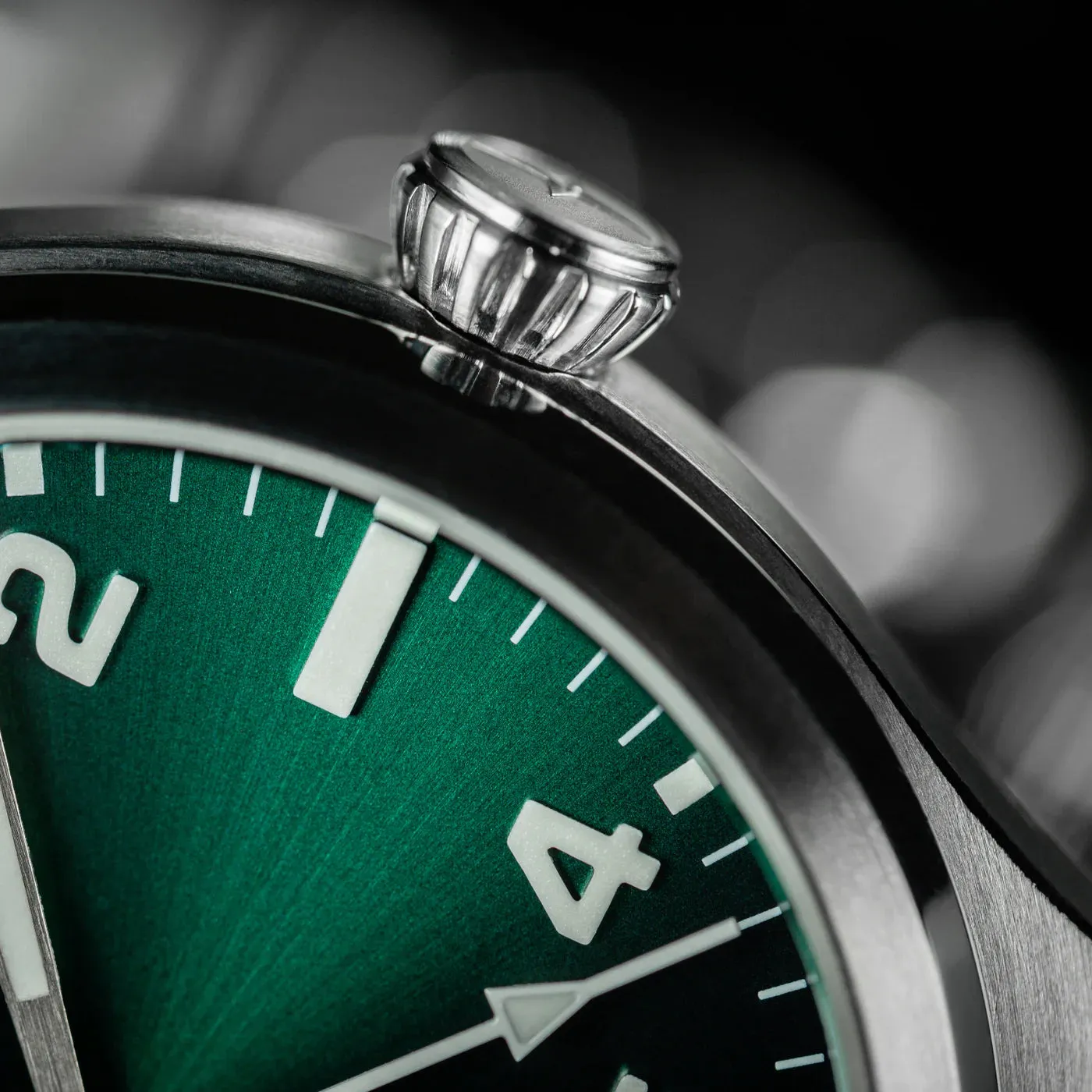 Newton Automatic 40mm Green Pilot Watch 16153070