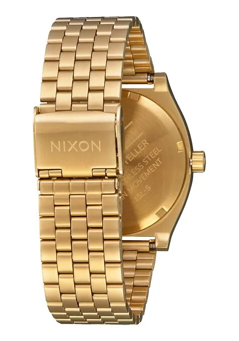 Nixon Time Teller Watch - All Gold / Gold