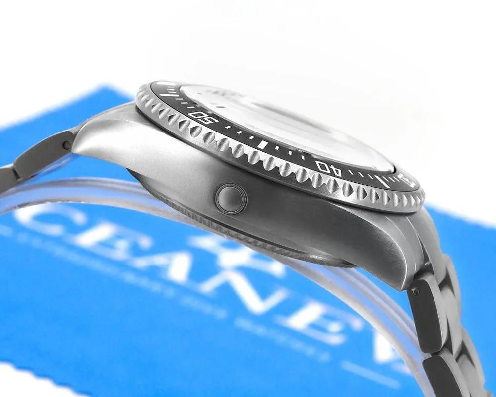 Oceaneva Deep Marine Explorer II Pro Diver Titanium Limited Edition 1250m - Light Gray Dia