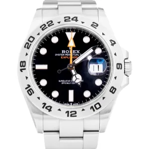 OCT 2022 Rolex Explorer II 226570 Black Stainless Steel 42mm PAPERS Watch B P