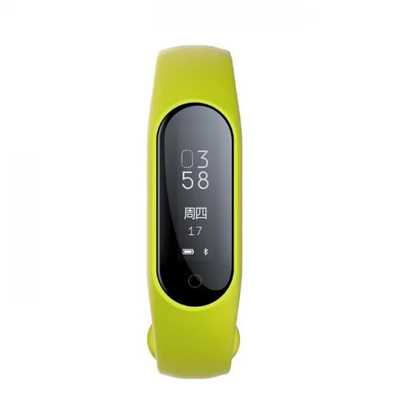 OLED Y2 Plus Blood pressure Heart Rate Monitor Bluetooth Smart Bracelet Green