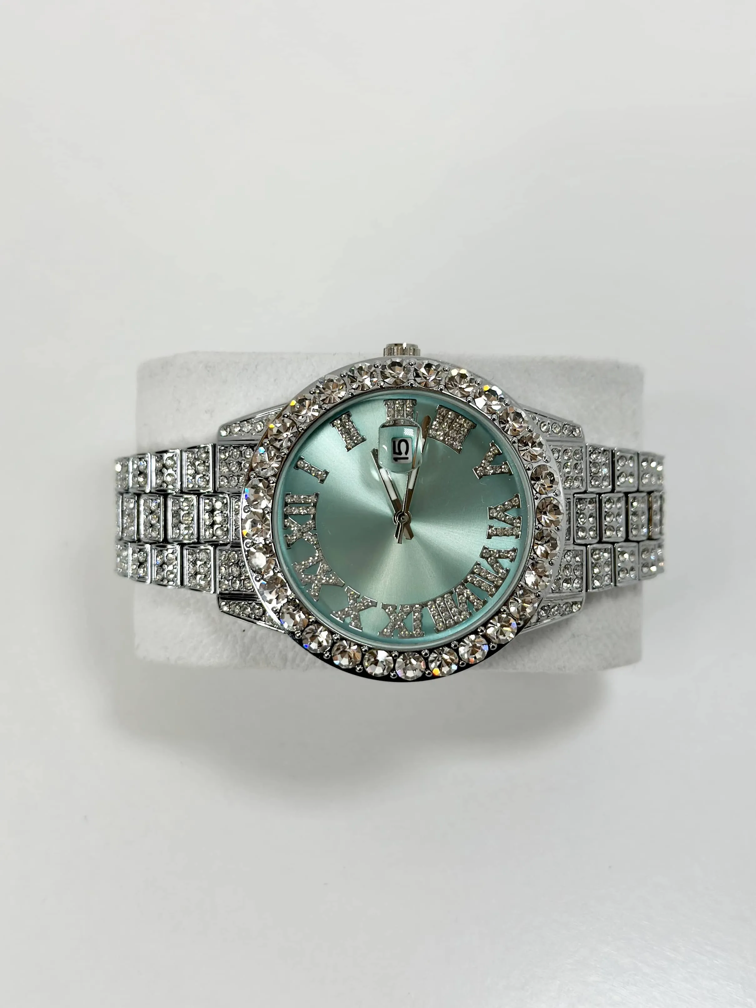 OLYMPIC BLUE | SILVER BAND WATCH