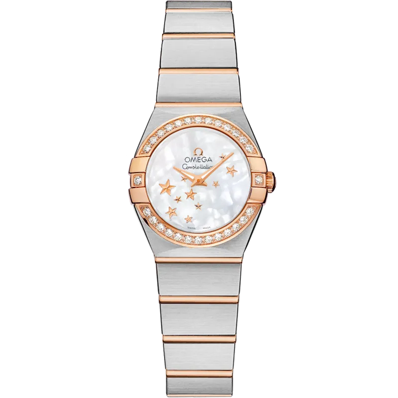 Omega Constellation 24 mm, steel - red gold on steel - red gold