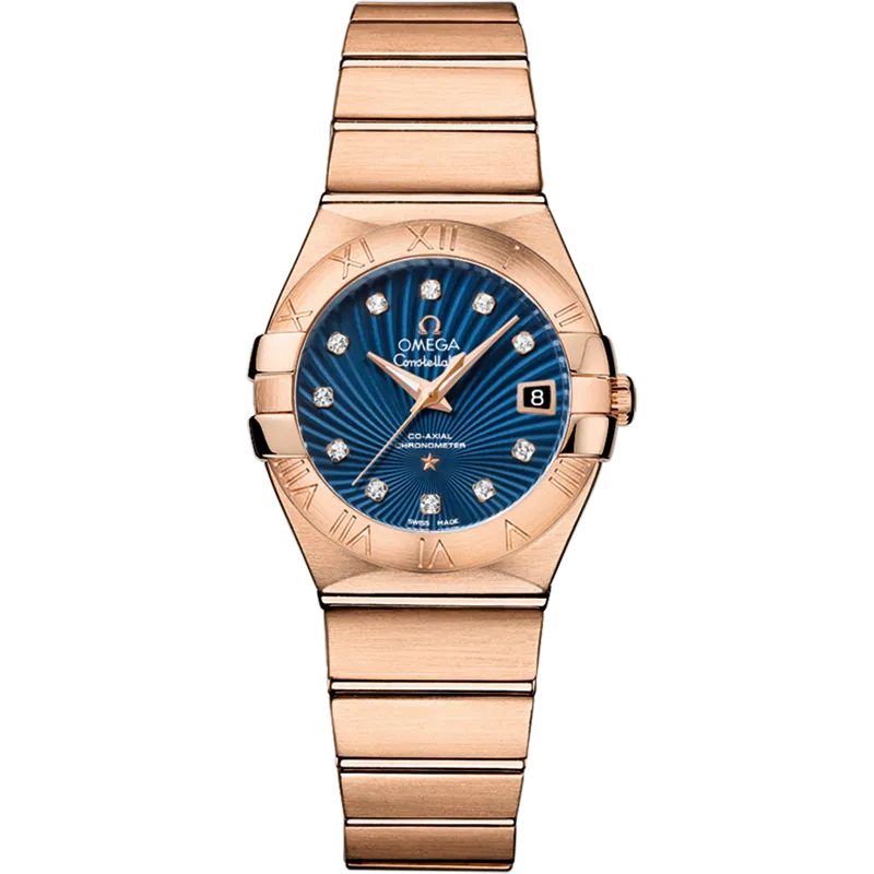 Omega Constellation 27 mm, red gold on red gold