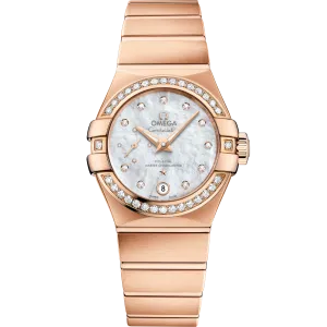 Omega Constellation 27 mm, red gold on red gold