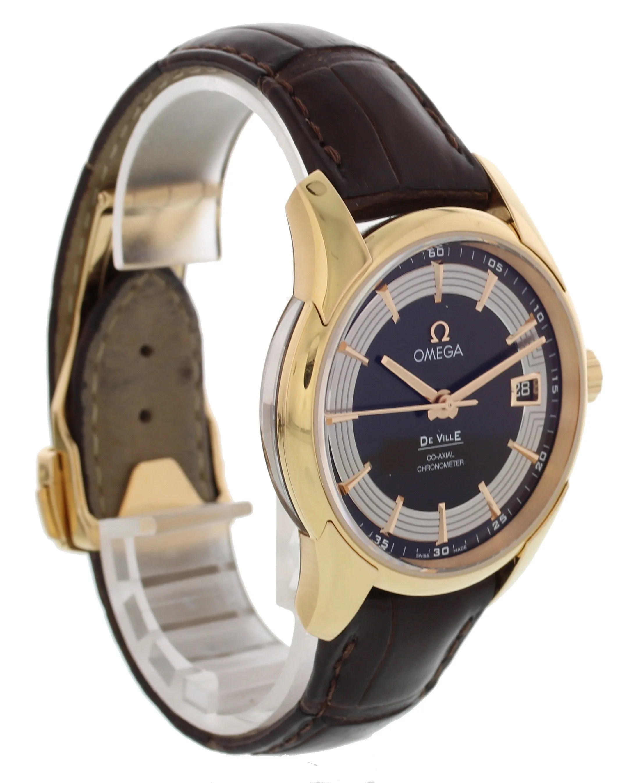 Omega De Ville Hour Vision 431.63.41.21.13.001 Automatic Co-Axial 18k Rose Gold