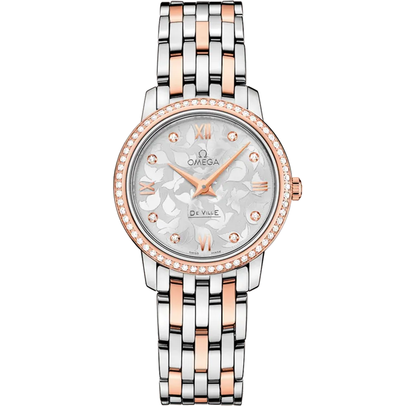 Omega De Ville Prestige 27.4 mm, steel - red gold on steel - red gold