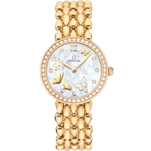 Omega De Ville Prestige 27.4 mm, yellow gold on yellow gold