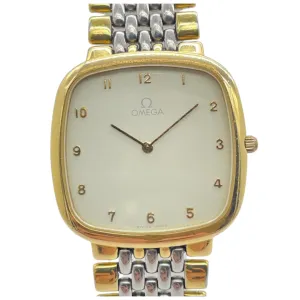 Omega Deville 30mm Quartz White Dial Watch