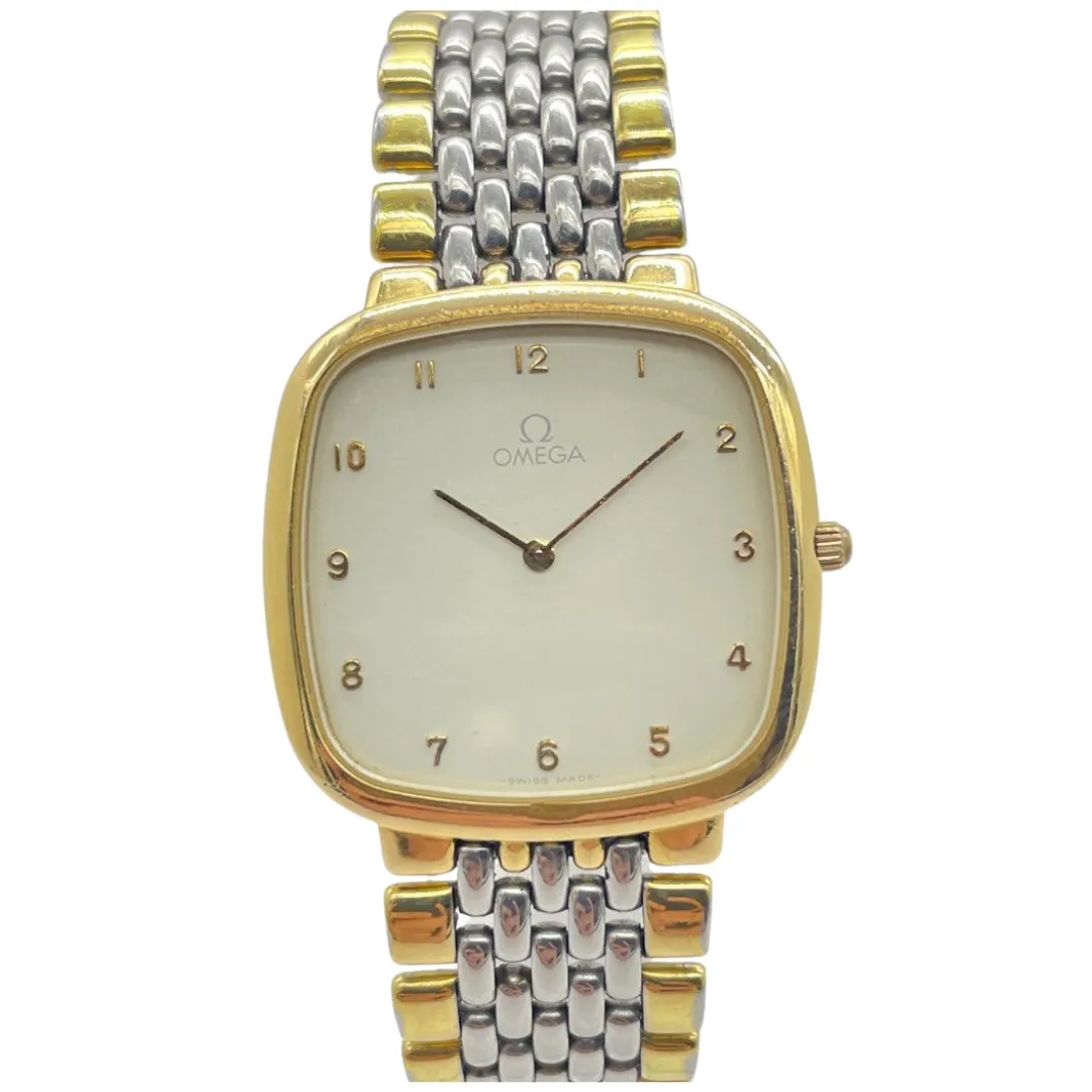 Omega Deville 30mm Quartz White Dial Watch