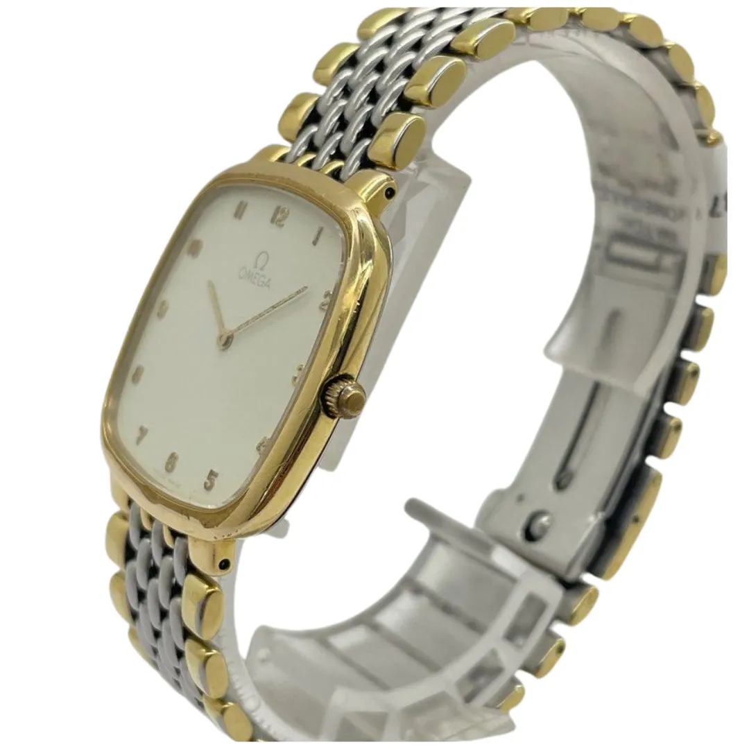 Omega Deville 30mm Quartz White Dial Watch