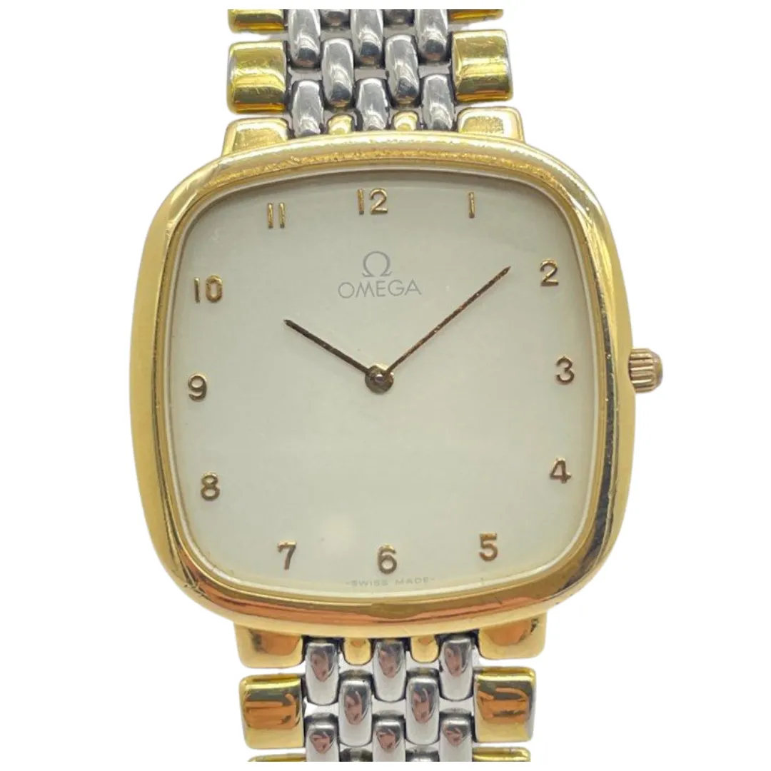 Omega Deville 30mm Quartz White Dial Watch