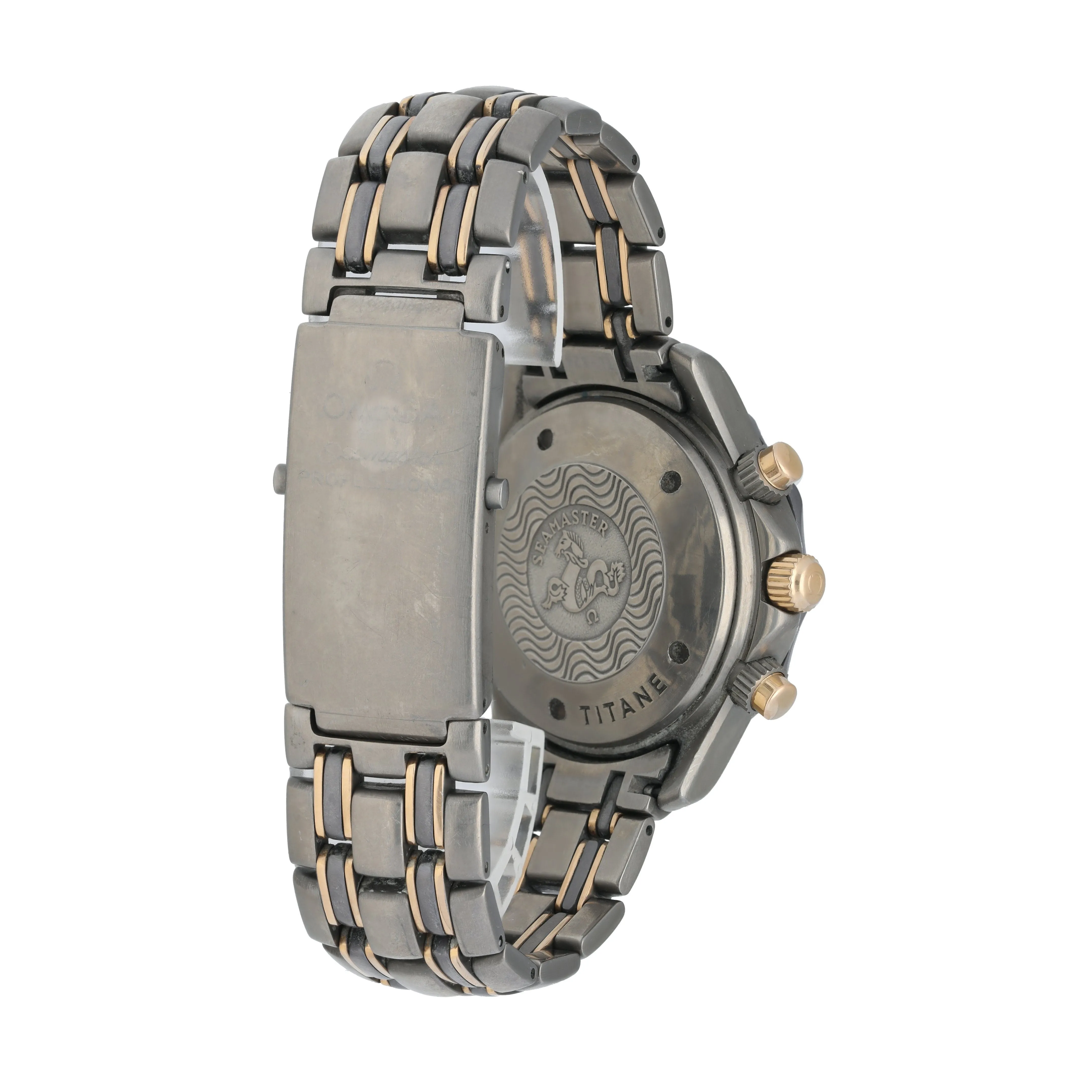 Omega Seamaster 2296.80.00 Titanium & Rose Gold Mens Watch