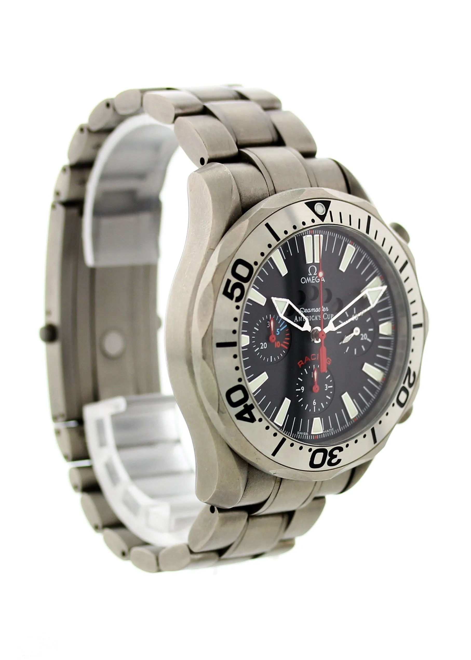 Omega Seamaster America's Cup Racing Titanium 22695000 Original Papers
