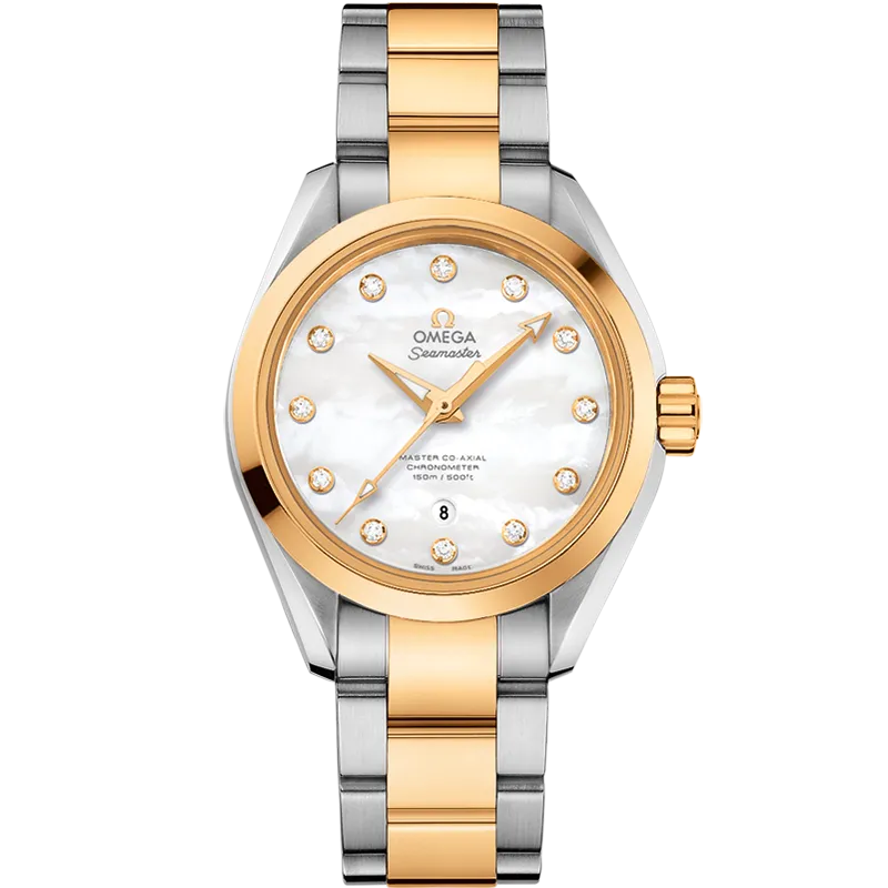 Omega Seamaster Aqua Terra 150M 34 mm, steel - yellow gold on steel - yellow gold