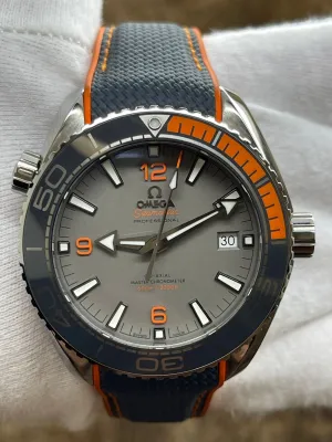 Omega Seamaster Planet Ocean Titanium 215.92.44.21.99.001 Grey Dial Automatic Men's Watch
