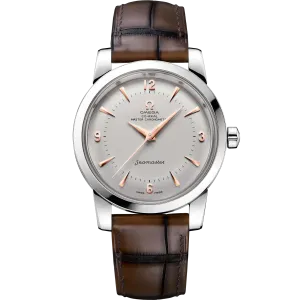 Omega Seamaster Seamaster 1948 38 mm, platinum on leather strap