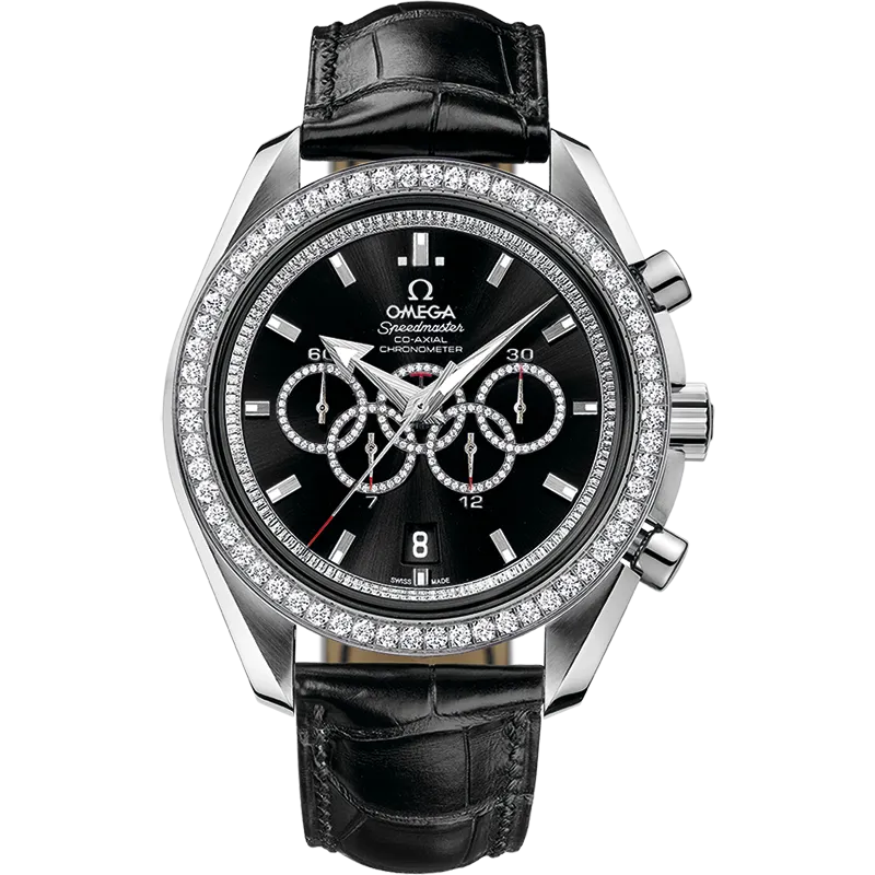 Omega Specialities 44.25 mm, white gold on leather strap