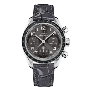 Omega Speedmaster Speedmaster 38 mm, steel on leather strap