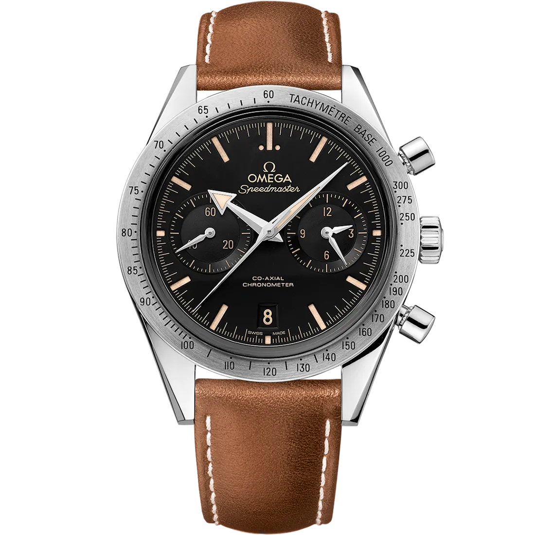 Omega Speedmaster Speedmaster '57 41.5 mm, steel on leather strap