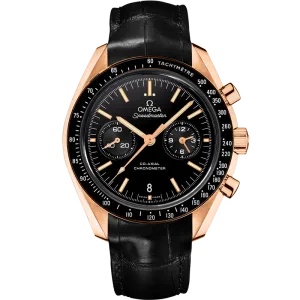 Omega Speedmaster Two Counters 44.25 mm, orange gold on leather strap