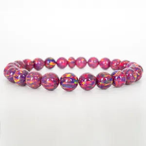 Orchid Opal Beaded Bracelet